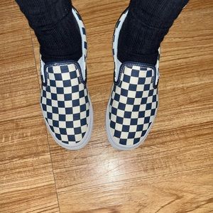 VANS CLASSIC CHECKERBOARD SLIPONS